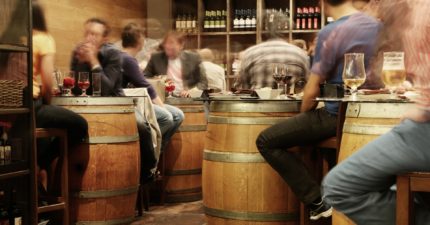 crowded bar