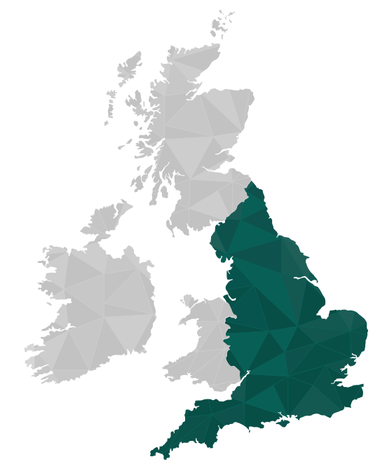 UrbanSocial England Map