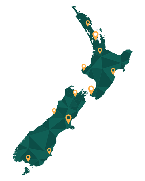 UrbanSocial New Zealand Map
